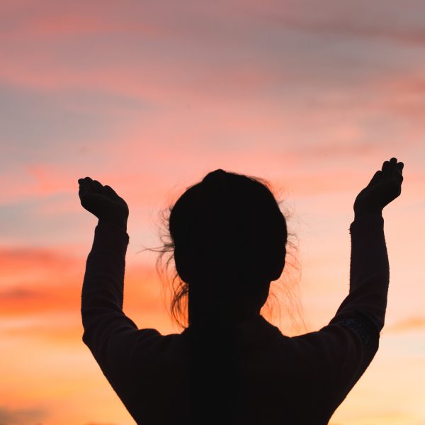 Second step of submitting to God: Honor God women/sunset