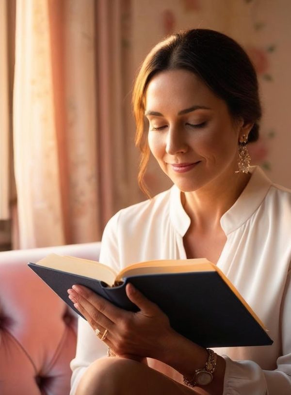 Woman sitting in living room by window reading Bible. How God Strenghens Faith Even When You Struggle with Doubt.